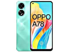 oppo A78 8+8/256 no box no charger non PTA bahir sy Aya ha