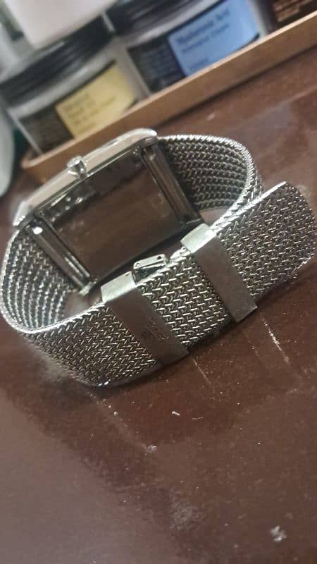 watch armani exchange stainless steel slim smart watch 3