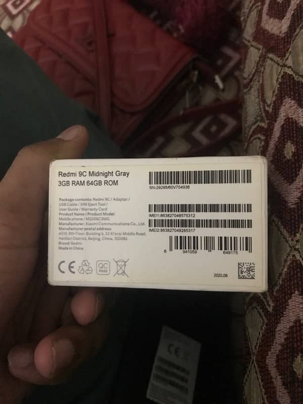 redmi 9C withbox condition 10/9 contact whatsapp(03239396341) 5