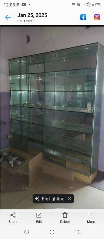 glass cabnet for sale 0