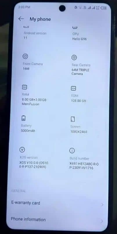 infinix note 11 pro 5month used all orignal set box with charger 1