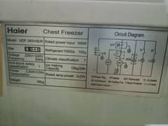 Haier 2 door deep freezer