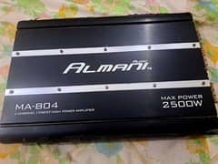 Almani amplifier 4 channel. 0345 5131255