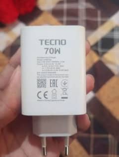 Tecno camon 30s 70 watt charger