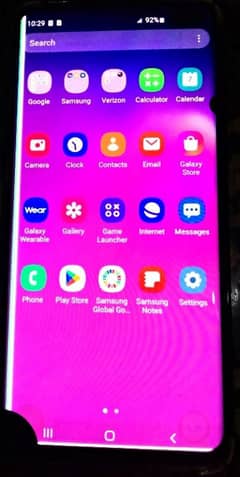 Samsung Galaxy S10 plus 8gb 512gb side pe line or dot