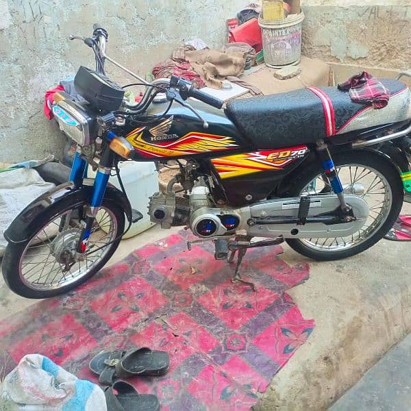 Honda cd70 Hyderabad number 8