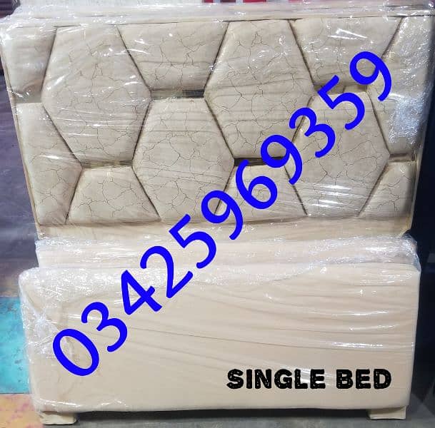 Solid king double bed, single bed side table, valvet bed, bed dressing 14