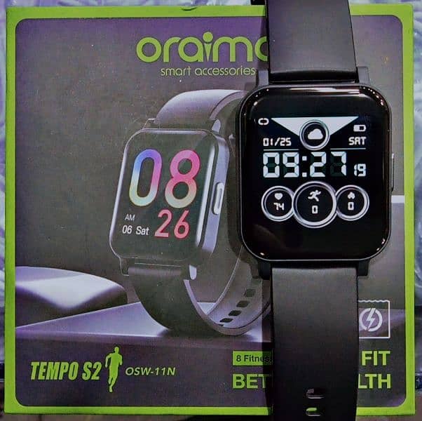 Original black Oraimo OSW-11N smart watch 0