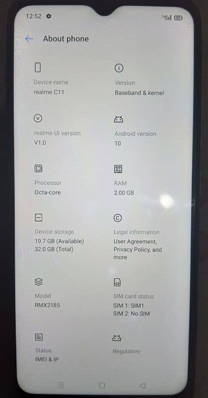 realme c11 2gb ram 32gb rom dual sim 1