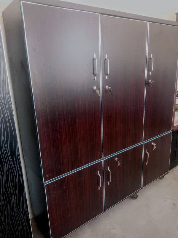 3 Door Almeera Wardrobe Almari wood made 8