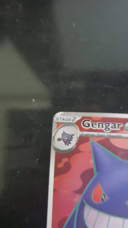 pokemon cards gangar ex 198/162 1