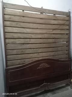 big wood Bed For Sale furniture لکڑی کا پلنگ برائے فروخت