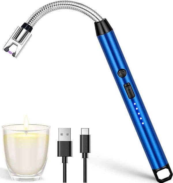 USB Rechargeable Electric Lighter- Flameless and 360° Rotatable. 3