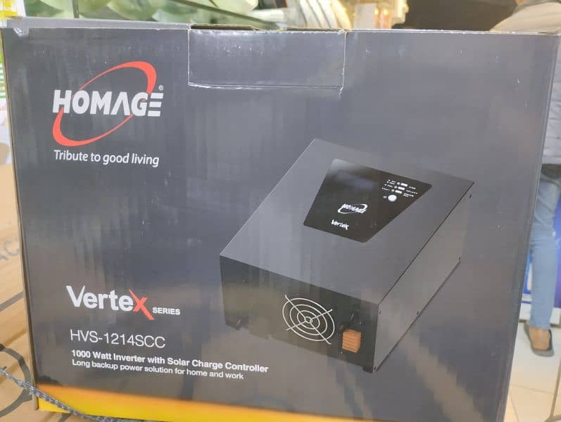 Homage Vertex UPS 1000W (SOLAR SUPPORTED) HVS-1214-SCC 0