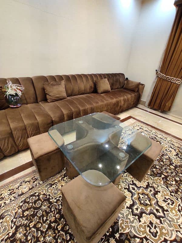 9 seater sofa set with table 3