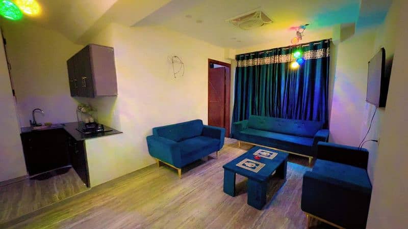 1 bedroom appartment for rent in daily basis in bahria bahria town 1