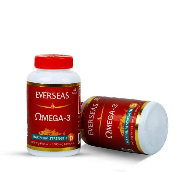 Everseas Omega-3 Maximum Strength Softgels 0