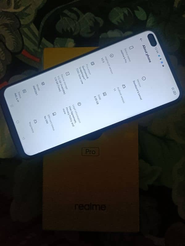 Realme 6 pro panal change set with box 2