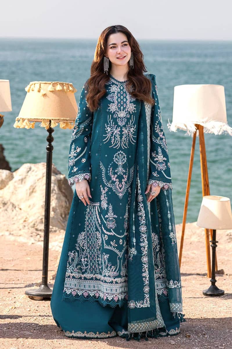 QALAMKAR 3Pc Fancy LAWN 0