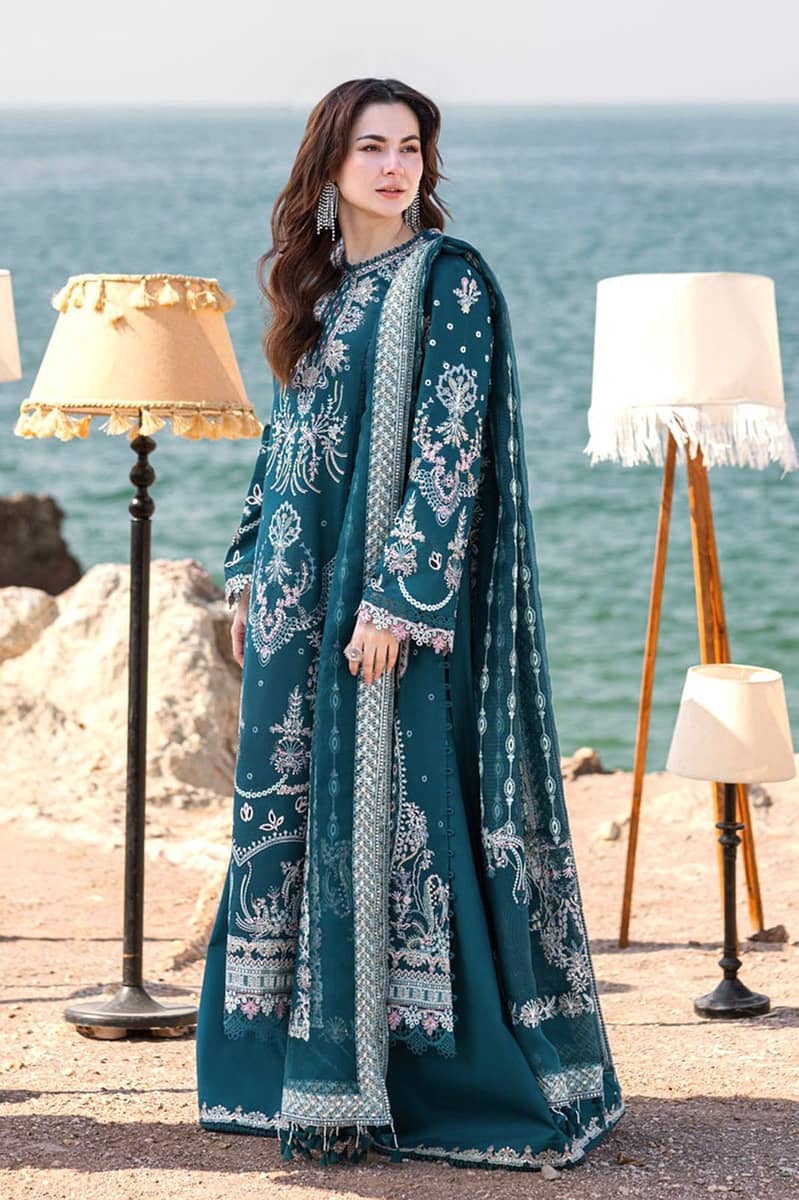 QALAMKAR 3Pc Fancy LAWN 1