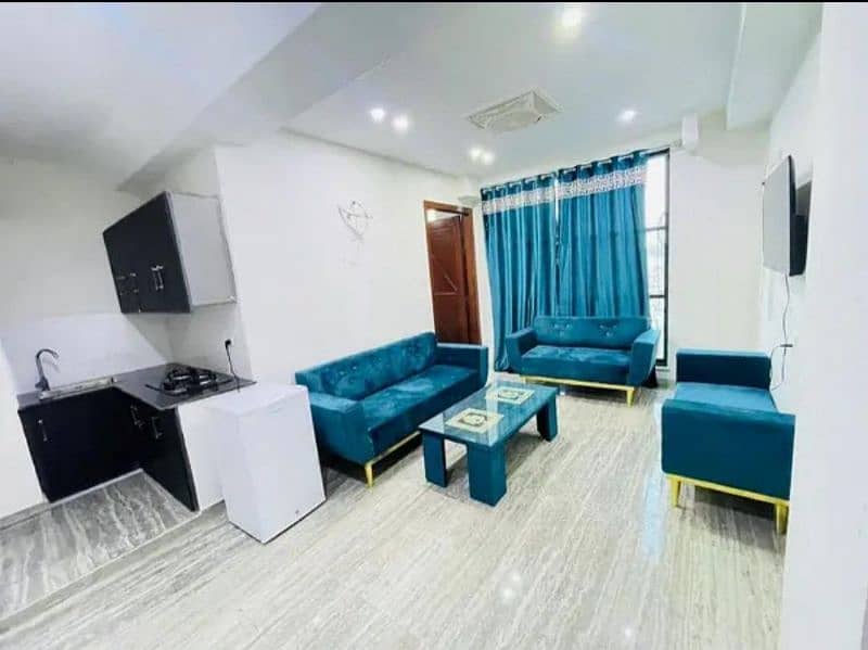 1 Bedroom With Attached Washroom. TV Lounge. Kitchen. Air-condi 1