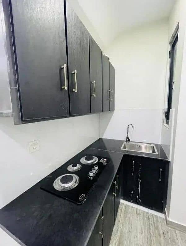 1 Bedroom With Attached Washroom. TV Lounge. Kitchen. Air-condi 4