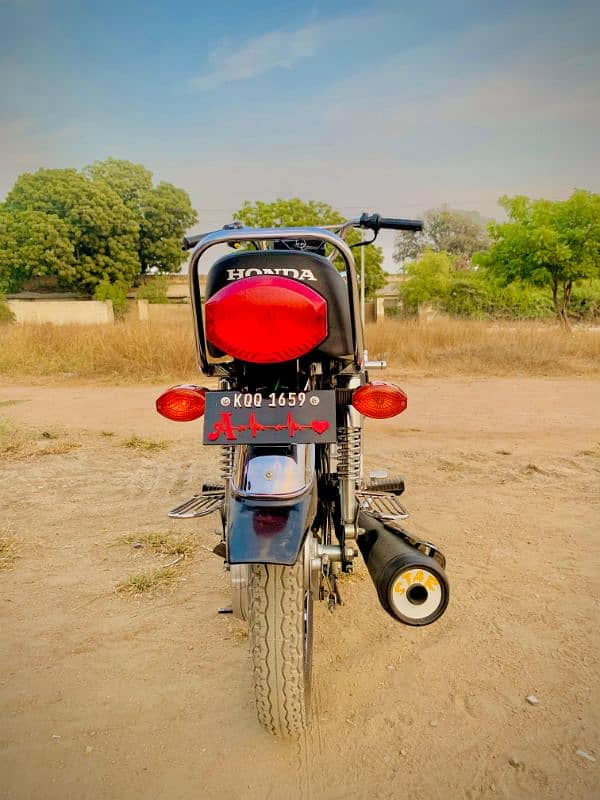 Honda Cg 125 2024 only 2000 kilometers used 3