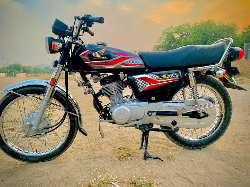 Honda Cg 125 2024 only 2000 kilometers used 11