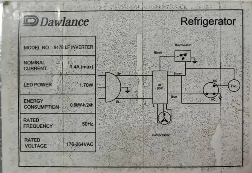 DAWLANCE 9178LF AVANTE+SAPHIRE PURPLEE 14CFT mint condition 2