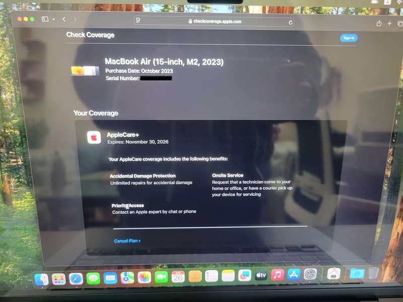 Orignal MacBook Air M2 8/256 GB 15 Inch 10