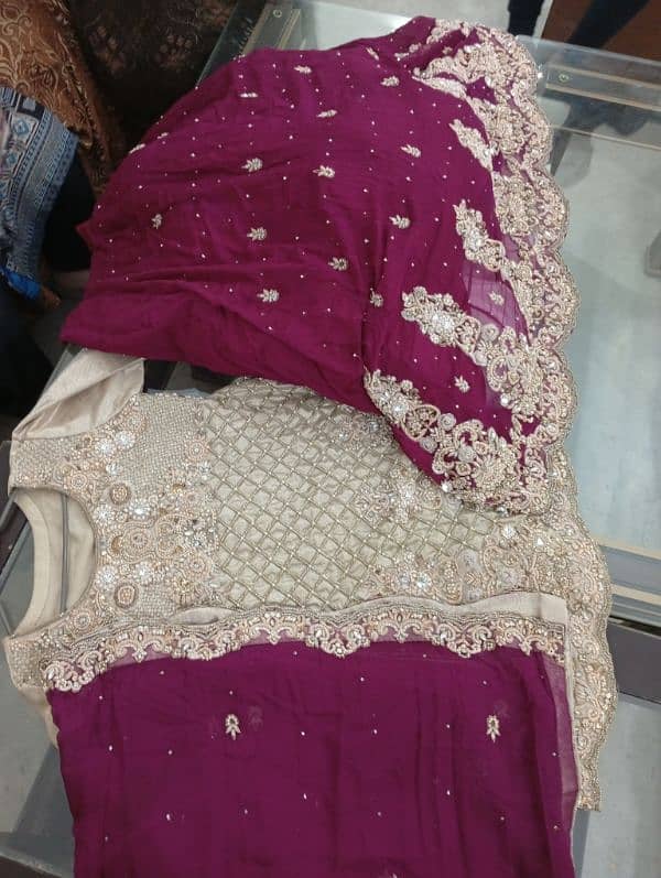 lehnga for bridal,bridal maxi,bridal dress for wear barat 1