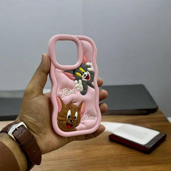 Stylish Silicone Mobile Cover - iPhone 16 Pro And Max 2