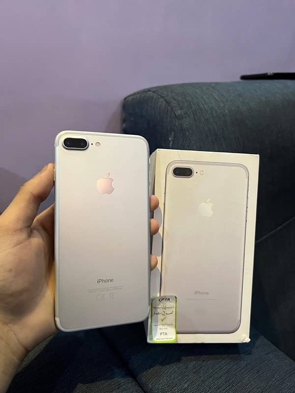 iPhone 7 Plus pta approved with box 0