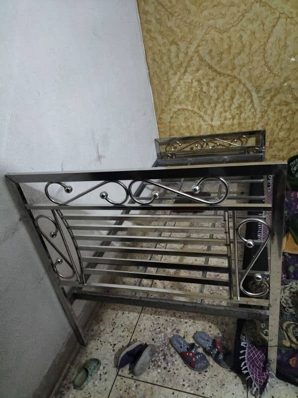 single steel bed new brand 3