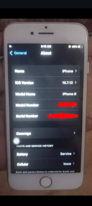 I PHONE 8 WHITE COLOUR 64gb BYPASS EXCHANGE POSSIBLE CONDITION 10/9 0