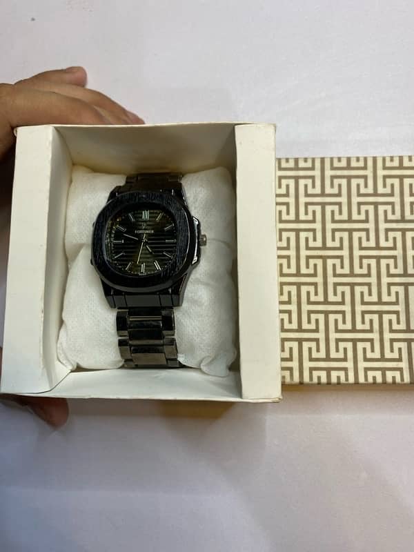 Black Patek Fortuner Watch 0