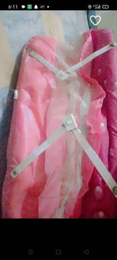 pink baby jhola mosquito net free 2ooo