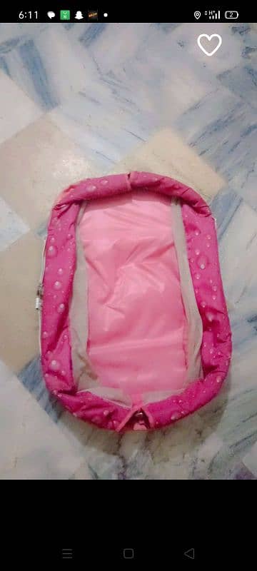 pink baby jhola mosquito net free 2ooo 1