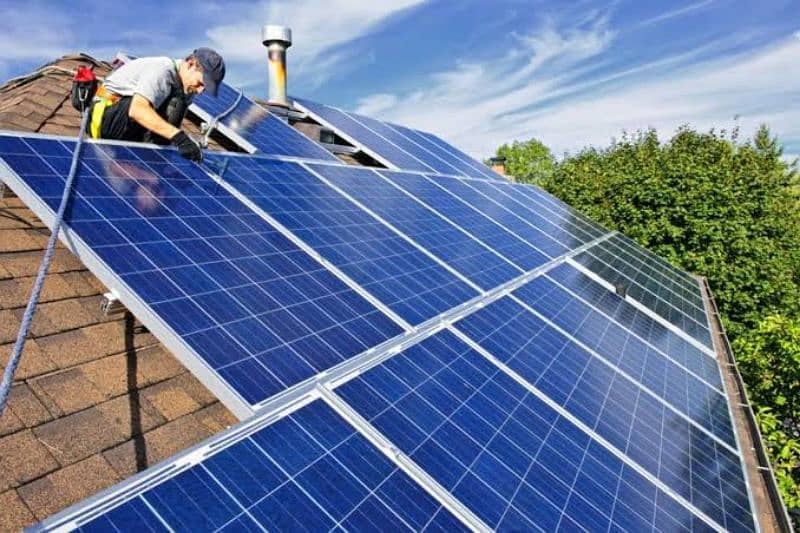 Solar panel and Solar inverter installation 0