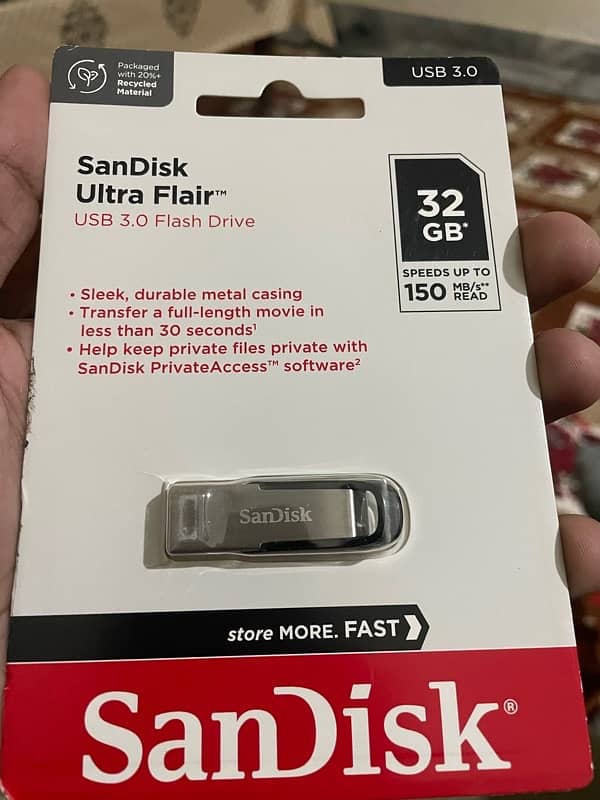 sandisk USB original imported box pack 0