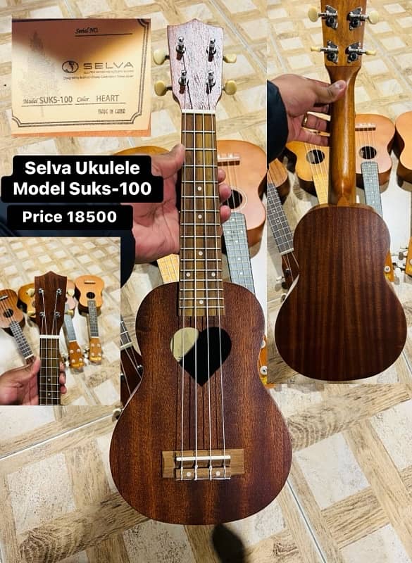 Aria Ukulele Model AU-2 We have Semi Acoustic Bass Nylon Pinao Keyboar 1