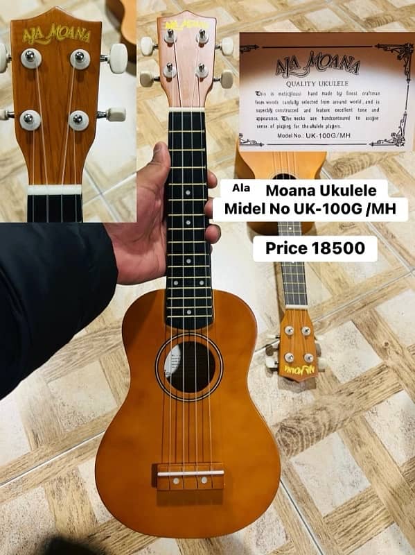 Aria Ukulele Model AU-2 We have Semi Acoustic Bass Nylon Pinao Keyboar 2