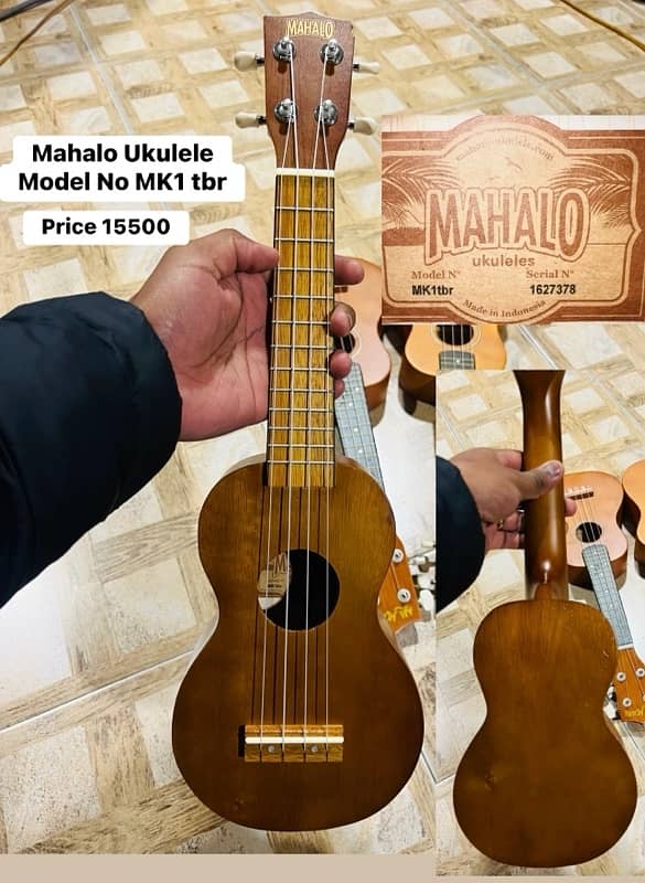 Aria Ukulele Model AU-2 We have Semi Acoustic Bass Nylon Pinao Keyboar 3