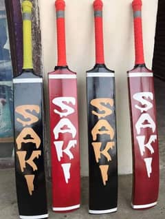 Saki & All Branded Coconut wood Tape ball cricket bat