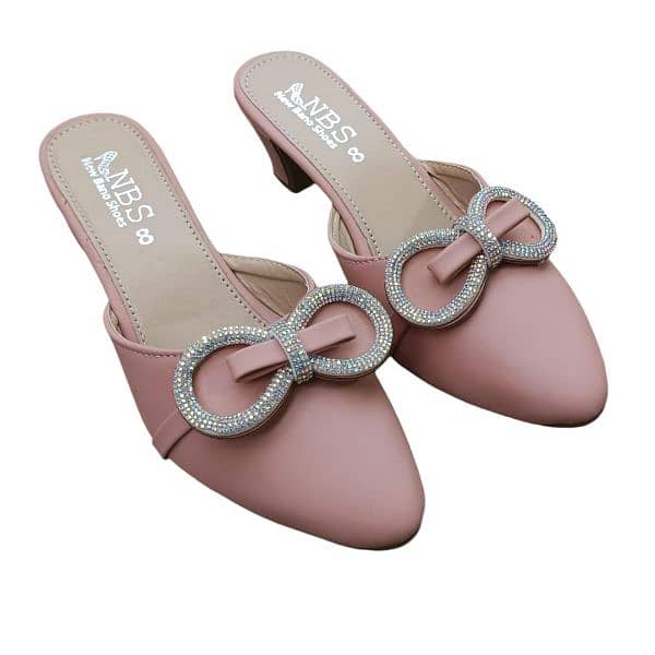 Elegant Pink Ladies Sandals, Comfortable Heels for Daily & Party Wear 2