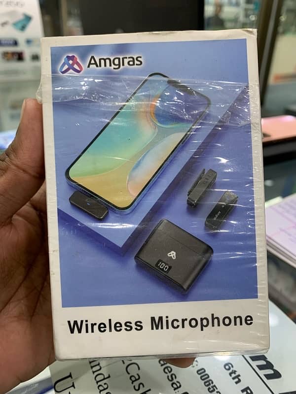 Amgras Wireless' Mic Dual With Stereo Sound 2