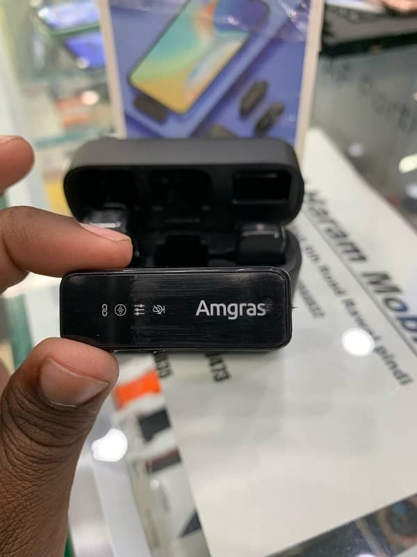 Amgras Wireless' Mic Dual With Stereo Sound 5