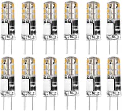 10pack) Eco. Luma G4 LED Bulbs,NoFlicker WarmWhite 360°BeamAngle 2700