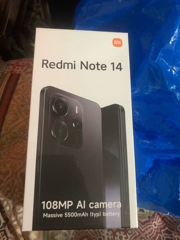 Redmi Note 14 8/128 Box Pack 0