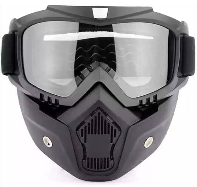 transparent double glas helmet 2